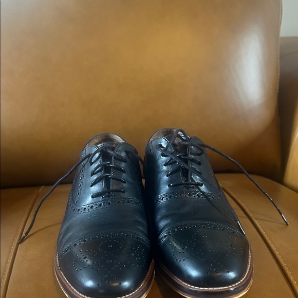 Johnston & Murphy Black Leather Brogue Derby Dress Shoes Men’s Size 9.5M main image 10